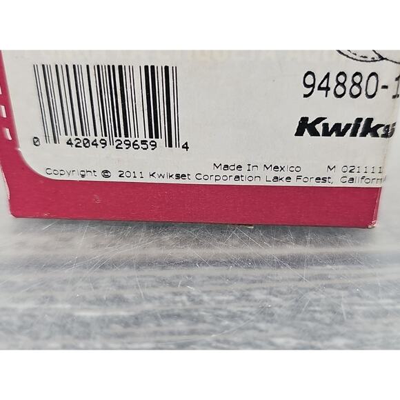 Kwikset Polo Dummy Knob Pull in Antique Nickel (488P 15A • 94880-181) [DD] - Picture 5 of 9